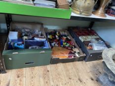 Three boxes of Diecast toy models including Match box, Yesteryear, etc.