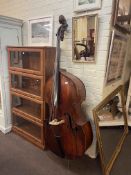 Double bass, approximately 193cm high.