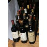 Nineteen bottles of spirits and wine including Glenmorangie whisky 70cl,