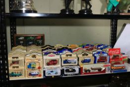 Collection of Diecast toy models including Lledo, Yesteryear, etc.