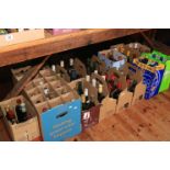 Collection of wine and spirits, approximately 96 bottles.
