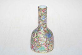 Chinese famille rose bottle vase, with six character mark, 18cm.
