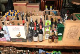 Collection of wine, port, vodka, sherry, etc, approximately 115 bottles.