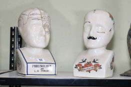 Two Phrenology heads.