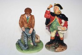 Two Royal Doulton figurines, Town Crier HN2119 and Vet HN4511.