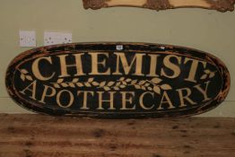 Chemist Apothecary named sign.