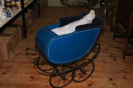 Robotham & Co vintage baby carriage and parasol.