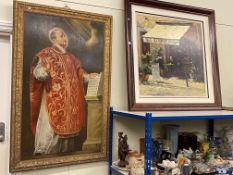 St Ignatius Loyola, large framed print, Provence Patisserie,