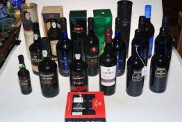 Twenty one bottles of Port and Bristol Cream including Dona Antonia, Warre's Otima Twenty Year Old,