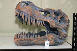 Large Dinosaur T-Rex model head.