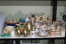 Collection of decorative pottery including Sylvac, Arthur Wood, etc.