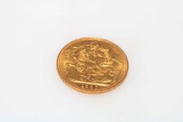 Victorian gold sovereign 1887.