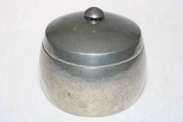 Liberty Tudric pewter biscuit barrel.