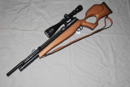 Remington Aircobra .177 air rifle with scope.