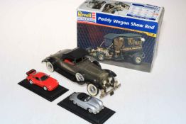 Radio car, two porsches and Paddy Wagon kit.