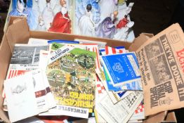 A very good collection of football programmes dating c1950 to 1980s,