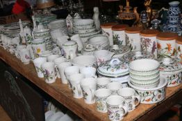 A good collection of Portmeirion Pottery including jars, serving trays, tureens, etc,
