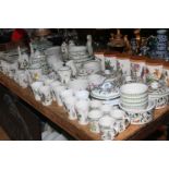 A good collection of Portmeirion Pottery including jars, serving trays, tureens, etc,