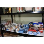 Diecast model vehicles, Blue Jasperware, Victorian porcelain, rummer glass, etc.