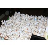 Large collection of crested china.