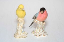 Two Royal Worcester bird figurines, 2665 and 2662.