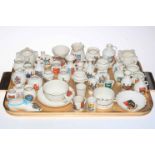 Collection of Goss crested china.