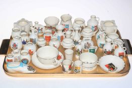 Collection of Goss crested china.