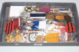 Collection of Belgian Orders, Decorations and Medals inc the Order of Leopold, YSER Oct 1914,