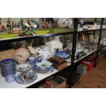 Royal Albert Val Dor, paintings, glass, prints, oil lamp, collectors plates, Royal Copenhagen,