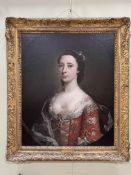 Thomas Hudson (1701-1779), Portrait of an Aristocratic Lady, oil on canvas, 74cm by 61cm,