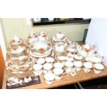 Good collection of Royal Albert Old Country Roses including teapot, tureens, etc,