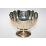 Edwardian large silver pedestal bowl, London 1905, Peterborough Hound Show 1907.