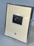 Tom McGuinness limited edition etching, Putter No 3, 25/50, signed, 31cm by 26cm including frame.