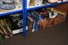 Collection of board games, toys, print, etc.