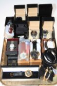 Collection of boxed wristwatches.
