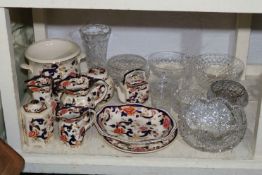 Masons Mandalay porcelain and glasswares.