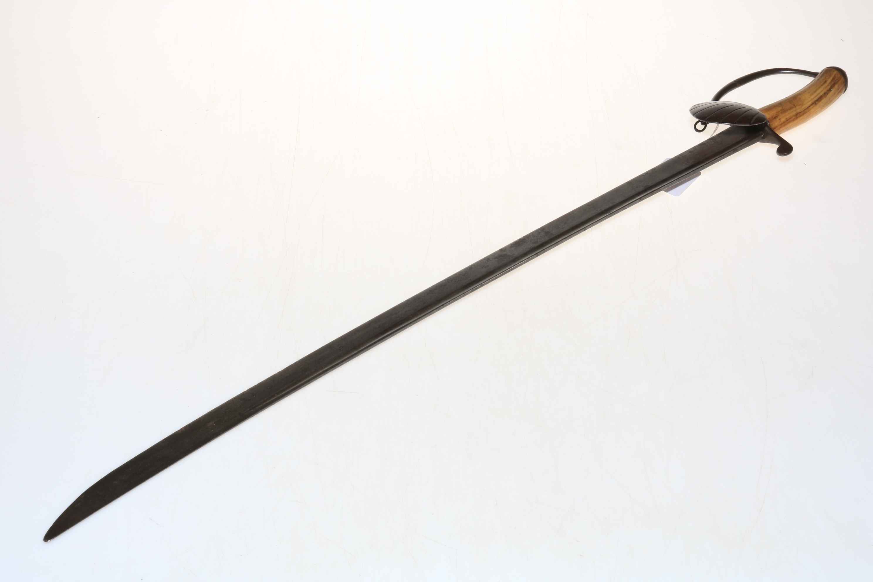 Hunting antler sword, 75cm.