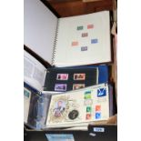 Collection of miniature worldwide sheets, coin covers inc 50p D-Day,