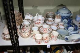 Collection of Victorian porcelain, Royal Copenhagen dinner wares, part decorative tea sets, etc.