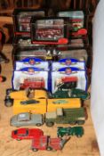 Collection of Diecast model cars including Dinky, Oxford, etc.