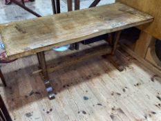 Jack Grimble, Cromer, rustic oak rectangular coffee table, 55cm by 117.5cm by 45.5cm.