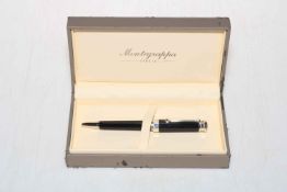 Italian Montegrappe ballpoint pen with box.