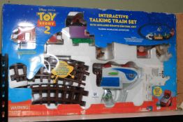Toy Story 2 interactive talking train set.