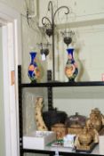 Chinese jars, figures, pair of chain caskets, ballet shoes, etc.