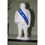 Cast iron Michelin Man door stop, 56cm high.