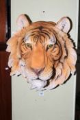 Composite model of a tigers head.