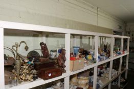 Large collection of decorative porcelain, Hornby, Diecast vehicles, wood wares, decanters, etc.