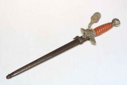 WWII German Eickhorn Solingen dagger with scabbard.