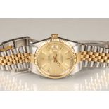 Gents Rolex Oyster perpetual Datejust superlative chronometer wristwatch, champagne dial with