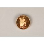 Royal Canadian Mint 1976 one hundred dollar 22 carat gold proof 'Olympic coin', No 042316, with